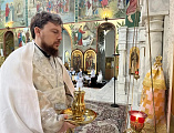 Преосвященнейший епископ Симон совершил диаконскую хиротонию за Божественной литургией в Покровском кафедральном соборе города Шахты