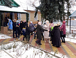 Рождественское богослужение в слободе Кашары