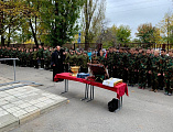 В Миллеровском казачьем профессиональном техникуме состоялось традиционное посвящение первокурсников в кадеты