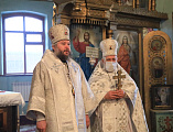 Преосвященнейший епископ Симон совершил Божественную литургию в навечерие Рождества Христова