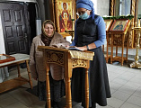 В храме Донской иконы Божией Матери возобновлено ежедневное чтение псалтыри
