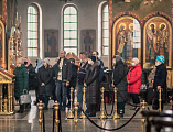 Преосвященнейший епископ Симон совершил Литургию Преждеосвященных Даров в Покровском кафедральном соборе города Шахты