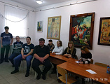 В Новошахтинске состоялась встреча протоиерея Романа Амплеева с активом правления казаков ст. Мало-Несветаевской и добровольцами школы «Дельфин»
