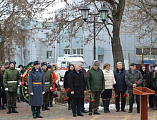 В поселке Каменоломни прошел митинг, посвященный 76-й годовщине освобождения Октябрьского района