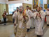 Праздник Светлого Христова Воскресения встретили в Покровском кафедральном соборе города Шахты