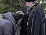 Епископ Симон посетил беженцев из Донбасса, размещенных в детском епархиальном приюте в станице Манычской