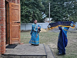 В Никольском храме слободы Кашары, состоялось торжественное богослужение в честь Успения Пресвятой Богородицы