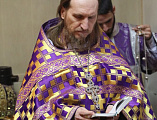 В день памяти сорока мучеников Севастийских епископ Симон совершил Литургию Преждеосвященных в храме великомученика Пантелеимона Целителя города Миллерово