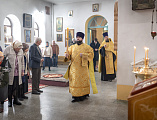 Всенощное бдение в храме святителя Николая Чудотворца в поселке Аюта