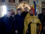 В Троицком храме х. Ягодинка Октябрьского района юные казачата дали присягу на верность Отечеству