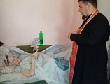 В праздник Победы иерей Анатолий Минаев посетил тружеников тыла в хуторе Елкин