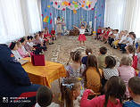 Иерей Александр Левчик посетил юных казачат детского сада станицы Боковской