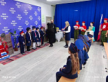 Торжественная церемония посвящения в казачата прошла в поселке Ясном
