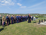 Панихида по убиенным казакам в хуторе Сетраки