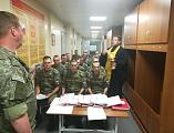 Духовенство епархии приняло участие в мероприятиях по случаю начала летнего периода обучения в 150 мотострелковой дивизии