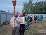 В Никольском храме слободы Кашары, состоялось торжественное богослужение в честь Успения Пресвятой Богородицы