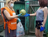 В День России православные добровольцы вместе с региональным отделением Фонда продовольствия «Русь» в Ростовской области подарили радость семьям, оказавшимся в трудной ситуации и одиноким пожилым людям