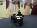 Настоятель Покровского кафедрального собора иерей Александр Теличкин первой лекцией открыл двухгодичные «Просветительские курсы» при Покровском кафедральном соборе города Шахты