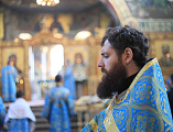 Праздник Благовещения Пресвятой Богородицы собрал многочисленных верующих города Шахты на богослужение в Покровском кафедральном соборе