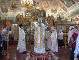 В Престольный день Преосвященнейший епископ Симон совершил Божественную литургию в храме Вознесения Господня города Шахты
