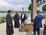 Преосвященнейший епископ Симон провел выездное совещание по строительству и благоустройству храма святых мучениц Веры, Надежды, Любови и матери их Софии ст. Багаевской
