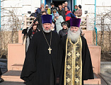 В храме Покрова Пресвятой Богородицы г. Красный Сулин Преосвященнейший епископ Симон прочел заключительную часть Великого покаянного канона преподобного Андрея Критского