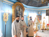 С архипастырским визитом Преосвященнейший епископ Симон посетил Покровский приход города Новошахтинска