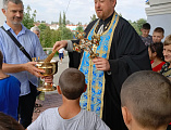 В Донском храме г. Новошахтинска снова продолжают встречать детей из Северодонецка