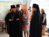 Епископ Шахтинский и Миллеровский Симон дал старт работе Центра образовательных и коррекционных программ для детей-инвалидов, детей с ОВЗ и членов их семей на Пятницком Архиерейском подворье в станице Манычской