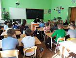 Иеромонах Арсений (Алимов) провел урок по предмету «Основы Православной культуры» для учащихся 4 класса