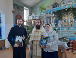 Благочинный приходов Нижнедонского округа поздравил учащихся воскресной школы «Благовест» с Рождеством Христовым