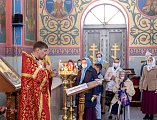 Впервые в Шахтинской епархии совершена Божественная литургия архиерейским чином с сурдопереводом в храме Покрова Пресвятой Богородицы г. Каменск-Шахтинский