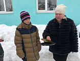 Состоялось открытие Масленичных гуляний в приходе храма Великомученика Пантелеимона г. Гуково