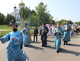 Начался водный крестный ход по рекам Северский Донец, Дон и Маныч, посвященный 800-летию со дня рождения святого благоверного великого князя Александра Невского и 10-летию образования Шахтинской епархии