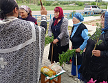Водосвятный молебен в часовне в селе Россошь