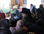 В день памяти сорока мучеников Севастийских Преосвященнейший епископ Симон совершил Литургию Преждеосвященных Даров в храме великомученика Пантелеимона г. Миллерово