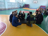 Священник принял участие в занятиях отряда «Юнармии»