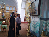 Работа над составлением реестра значимого движимого церковного имущества храмов Шахтинской епархии началась с осмотра церквей Нижнедонского благочиния