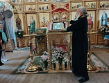 Экскурсия школьников в храм преподобного Серафима Саровского хутора Красновка