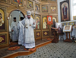 В Димитриевскую родительскую субботу епископ Шахтинский и Миллеровский Симон совершил Литургию и панихиду в храме Архистратига Михаила г. Новошахтинска