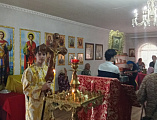 Крестный ход и водосвятный молебен в селе Первомайское