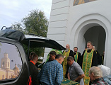 Принесение мощей праведного Павла Таганрогского в Верхнедонское благочиние