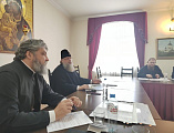 В заседании Архитектурно-искусствоведческой комиссии Донской митрополии под председательством митрополита Меркурия принял участие древлехранитель Шахтинской епархии