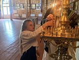 Воспитанники детского сада посетили Никольский храм Новошахтинска