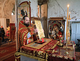 Во вторник Светлой седмицы Преосвященнейший епископ Симон с архипастырским визитом посетил храм слободы Позднеевка в честь Архистратига Михаила, где архиерей до принятия епископского сана служил настоятелем