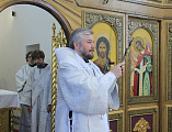 В Троицкую родительскую субботу Преосвященнейший епископ Симон совершил Божественную литургию в храме Архистратига Михаила г. Новошахтинска