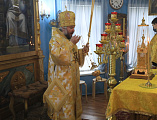 С архипастырским визитом Преосвященнейший епископ Симон посетил Покровский приход города Новошахтинска 