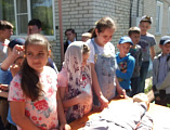 Спасатели ГКУРО «РОПСС» ТПСО Е.В. Кононов и В.В. Терновой встретились с учащимися воскресной группы «Преображение» при храме святителя Тихона Задонского пос. Тарасовский 