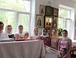 В храме в честь великомученика и целителя Пантелеимона города Гуково состоялась детская Божественная литургия
