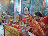 Соборное богослужение состоялось в Никольском храме станицы Багаевской 